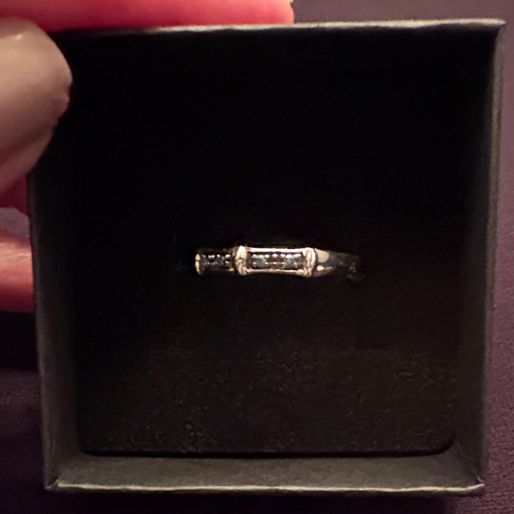 Delicate Topaz Band